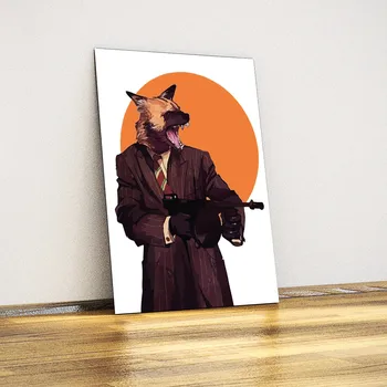 

Gangster Hyena-Decorative Metal Plate