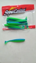 Silicone Bait Fishing-Lure T-Tail-Wobblers Shad Leurre Supercontinent 100mm 50mm 75mm