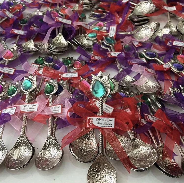 3- XXX- Coffee Spoon Copper Turkish Tea Spoons Milk Espresso Tea Spoons Ice Cream Sugar Dessert Teaspoon Accessories MADE IN TURKEY Kitchen Accessories Wedding Decoration Hot Drinking Flatware 