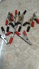 Alligator Clips-Clamps Crocodile-Clips Insulated Cable Lead-Testing Metal 10pcs/Lot Plastic-Handle