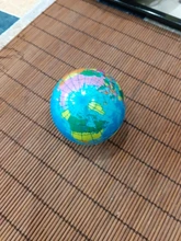 Juguete educativo del mapa del mundo de la tierra de espuma para niños, pelota antiestrés, esponja suave, juguetes para apretar el autismo, alivio del estado de ánimo, juguetes saludables