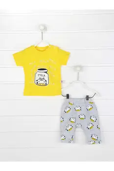 

Yellow Summer Baby Boy 2 li Suit