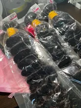 Deep-Wave-Bundles Closure Rucycat Brazilian Inchs with 6x6 Lace 32-34 36