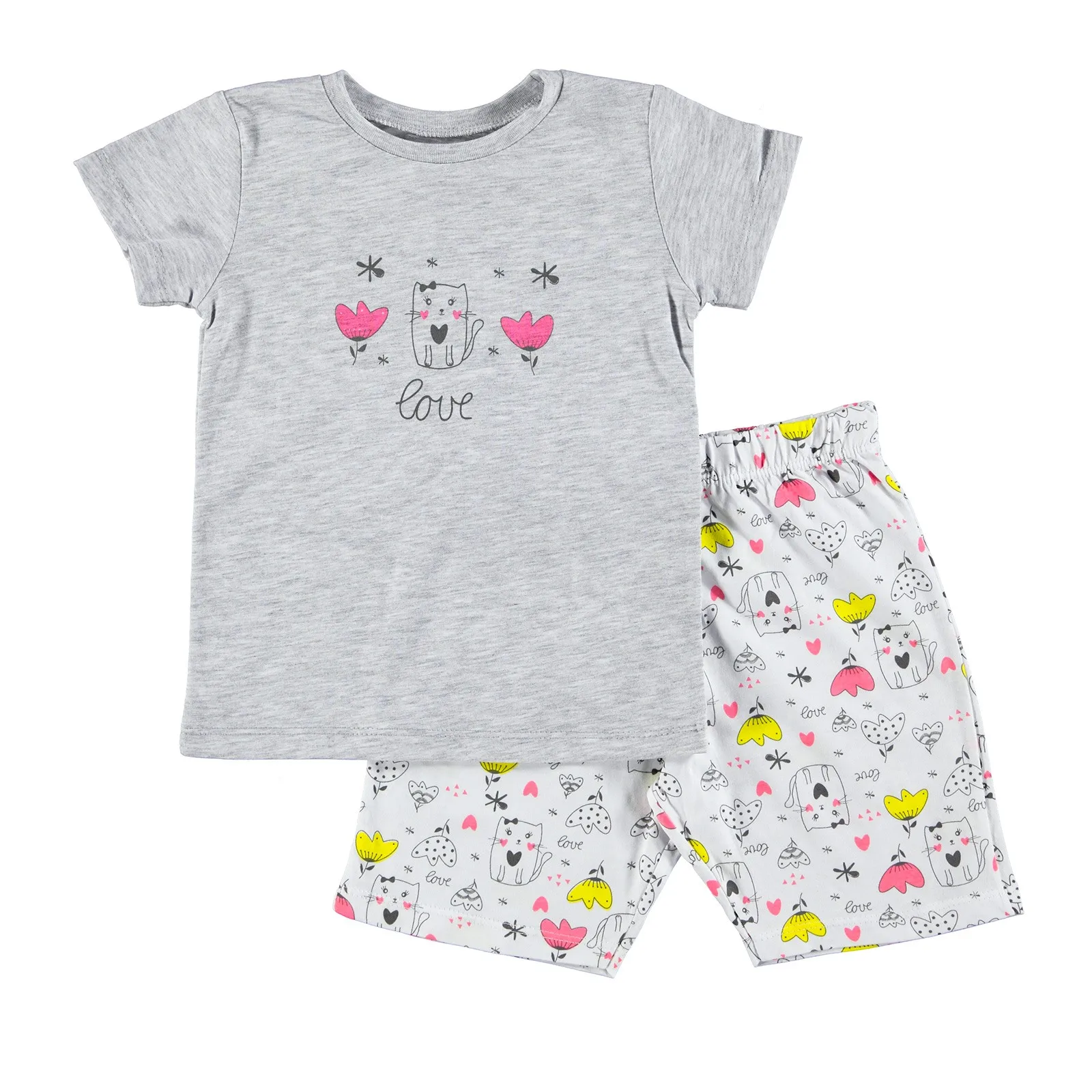 

ebebek For My Baby Bow Tie Printed Short Sleeve Girl Pyjamas