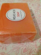 Jabón blanqueador de Ácido Kójico, jabonera que aclara la piel de la cara, con cubierta negra oscura