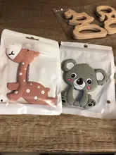 Baby Toys Koala Charms Rodent Gift Chew Animal Food-Grade Infant Silicone Toddler Kids