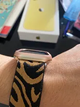 Funda de alta cubierta de calidad para Apple Watch, banda de 42mm, 38mm, 40mm y 44mm para iwatch se 6 5 4 3 2 1, funda protectora de marco de metal