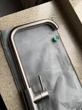 Frap de acero inoxidable grifo de cocina cepillado proceso giratoria cuenca de 360 grados de rotación agua caliente y fría mezcladoras grifo Y40107/8