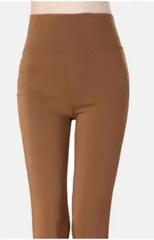 

KIL065 Women's High Waist Pencil Pants m002 Solid Bodycon Leggings Trousers Women