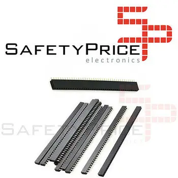 

10x single female pin Strip 1x40 pin row female soldar Arduino 40 pin