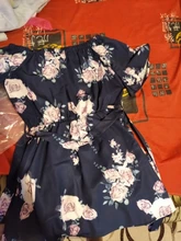Vestido de verano para madre e hija, traje a juego con hombros descubiertos, Floral, suelto, bohemio, vestidos de ropa de verano