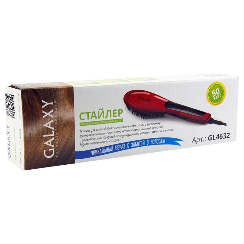 Стайлер GALAXY GL4632(красный