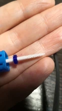 Brocas de cerámica afiladas para uñas, 1 Uds., fresas giratorias para manicura, utensilios eléctricos de pedicura, accesorios para uñas