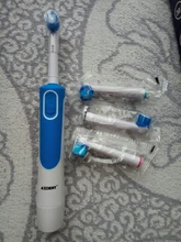 Azdent-batería tipo 2AA no incluida, cepillo de dientes eléctrico giratorio, para blanqueamiento de dientes, para adultos, AZ-2