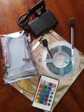 Led-Strip-Light Power-Adapter Music-Controller Bluetooth Flexible 2835 Rgb 5050 12V 10M