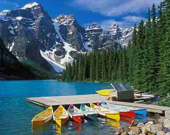 

Painting by numbers on canvas 40x50 cm "lake in the mountains" Red Cat g1409