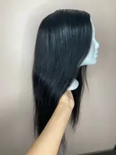 UEENLY 13x4 frente de encaje pelucas de cabello humano recto brasileño pelucas de cabello humano 360 peluca Frontal de encaje Pre arrancado 4x4 de cierre de encaje pelucas