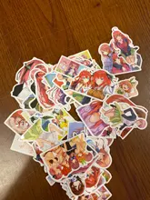 50 Uds la quintaesencia de quintillizos Pegatinas de teléfono para motocicleta patinetas portátil equipaje lápiz Pegatinas de Anime