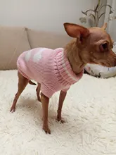 Sweater Bulldog-Outfit Chihuahua-Coat Knitted French Winter Dogs Warm for Small Pug-Clothing