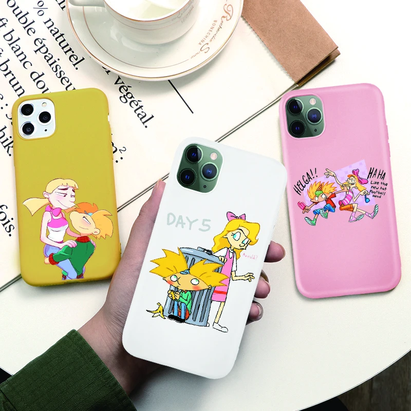 Забавный мультяшный Эй Арнольд строительная звезда для iphone12Pro MAX SE 2020 11 pro 8 7 66S Plus X