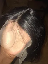 TIANTAI-Peluca de cabello humano liso para mujer, postizo de encaje con cierre de 4x4 28 pulgadas, pelo Remy brasileño con densidad de 150
