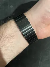 Correa de acero inoxidable para Apple Watch, banda de 44mm y 40mm para iWatch de 42mm/38mm, pulsera de Metal de mariposa para Apple watch serie 5 4 3 se 6