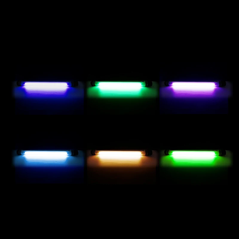 Цветная (RGB светодиодный видео светильник Водонепроницаемый Powerbank 1000LUX USB
