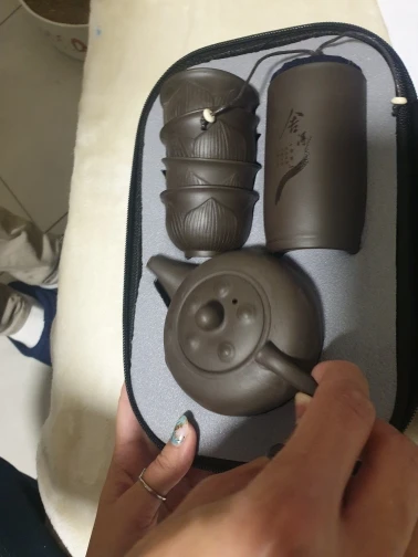 Yixing Chinese Travel Kung Fu Tea Set Portable photo review