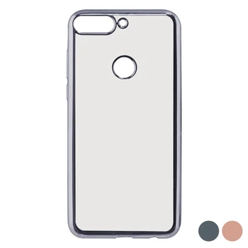 

Mobile cover Huawei Y7 2018 KSIX Flex Metal TPU Flexible