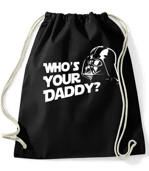 

Bag backpack--who's your daddy Darth vader-funny