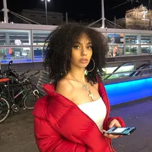 Peluca rizada mongol 3B 3C para mujeres negras cabello humano Afro rizado, pieza en U, corte de Bob corto, Belleza