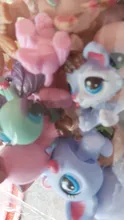 24 unids/set Mini Pequeño Animal de juguete de dibujos animados lindo muñecas figuras de acción gato perro caballo de la tienda de mascotas de escritorio decoración regalo para los niños