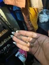 Goxijite 1 par personalizar nombre aro pendiente de las mujeres hombres carta hueso del oído hebilla pendientes Punk joyas de hip-hop