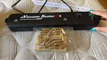 Máquina selladora al vacío para alimentos, Estilo negro de envasado al vacío para cocina, con enchufe de la UE/EE. UU., 220/110V, regalo gratis, 10 Uds.
