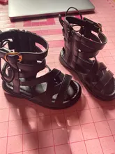 Sandalias de fondo suave para niñas, zapatos de princesas pequeñas, novedad de verano, zapatos romanos altos para bebés, zapatos de playa Princesa, zapatillas para niños