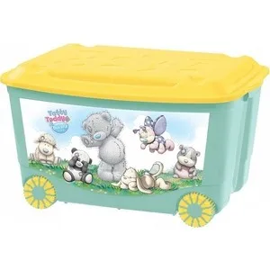 

Toy Box fast on wheels with application "Me to You" 580 х390х335mm (green) (431304109)