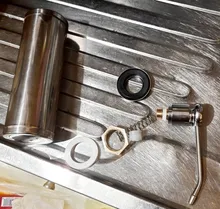 Liquid-Soap-Dispenser Bottle Sink Pump Stainless-Steel Complete Kitchen Counter Deck