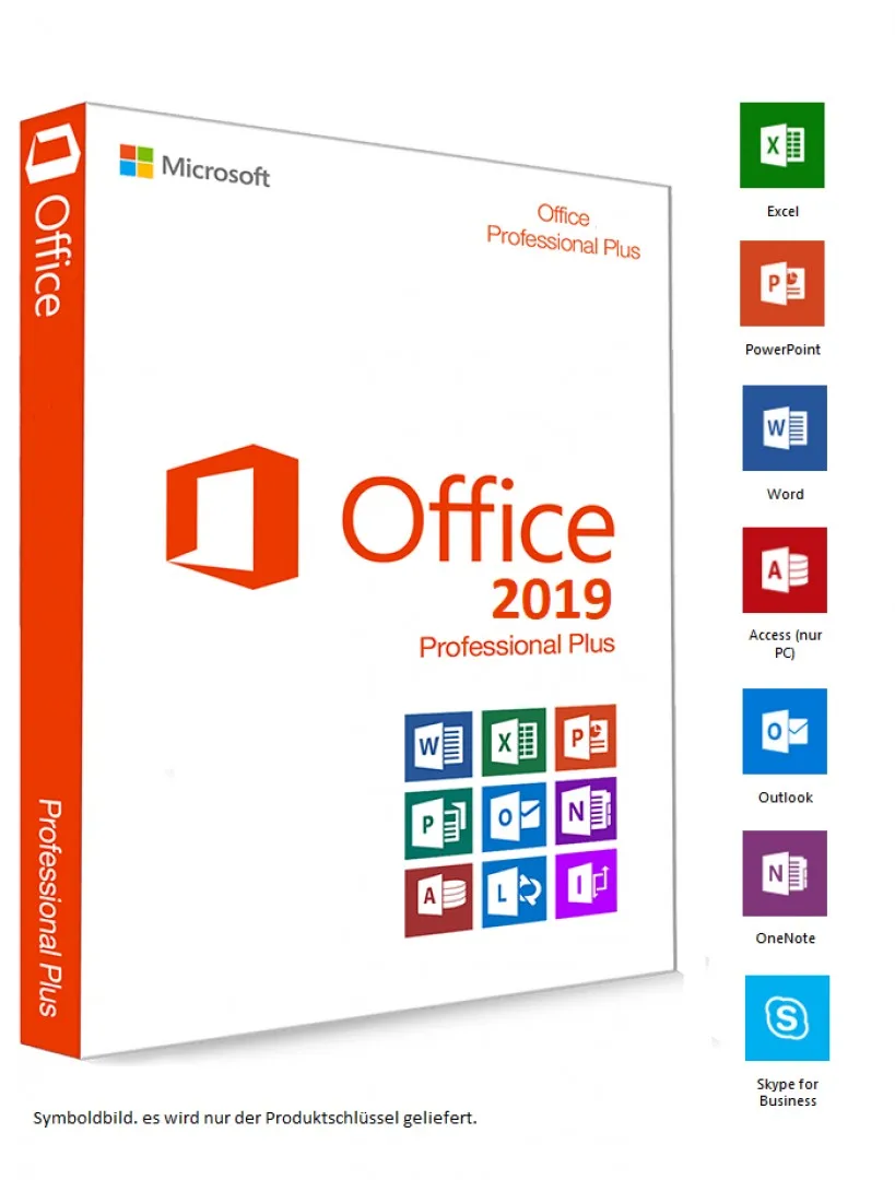 Oficina e 2019 PROFESSIONAL PLUS venta al por menor clave