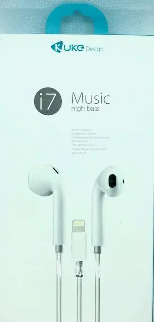 Headphones Kuke design for iPhone 7 Music high bass setup via bluetooih 