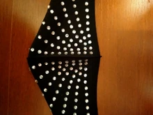 Mascarilla ostentoso con diamantes de imitación para mujer, máscara de fiesta de lujo, lentejuela brillante, antihumo, 4 Uds.