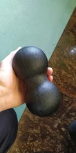 Lacrosse-pelota de masaje de cacahuete, bola ligera de alta densidad para Fitness, pelota de Yoga y masajes, alivia el dolor