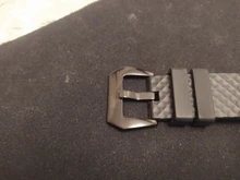 Hebilla de Metal para reloj de hombre, correa de reloj de 16MM, 18mm, 20mm, 22mm, 24mm y 26mm, correa de reloj de plata y Negro cepillado, accesorios de cierre de acero inoxidable 316L