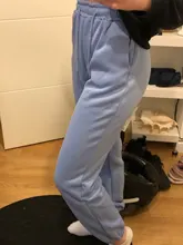 Chándal de lana para mujer, conjunto de dos piezas con capucha de gran tamaño, sudadera y pantalones de Color sólido, trajes informales de otoño e invierno