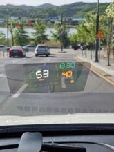 Pantalla frontal para coche OBDII EUOBD, proyector de parabrisas HUD, recordatorio de cambio, temperatura de agua, RPM, alarma de velocidad de consumo de combustible, novedad