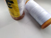 Cuerda de algodón para manualidades, cuerda de rosca de 0,2/0,25/0,5/0,7/0,8/1mm, compatible con abalorios, pulseras, collares, accesorios de joyería