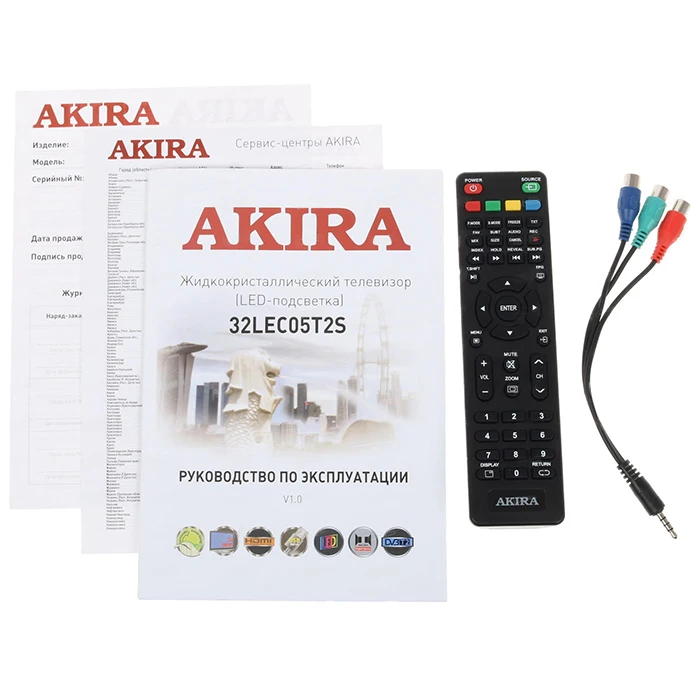 Телевизор LED Akira 32LEC05T2S серый|Запчасти к телевизорам| |