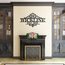 Персонализированная фамилия установленная дверь или настенный знак с названием семьи акриловая монограмма дверная вешалка на заказ подарок на новоселье