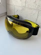 COPOZZ-lente GOG-2181 para gafas de esquí, lentes originales magnéticos con grapas amarillas para gafas de esquí antiniebla UV400, esféricas para esquí nocturno