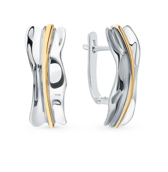 

Silver sunlight earrings sample 925