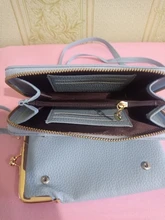 Moda novedosa pequeña bandolera las mujeres Mini de cuero mate de bandolera de hombro embrague Bolsas damas teléfono bolso de